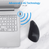 BT Vertical Ergonomic Gaming Mouse Wireless Rechargeable Gamer Mause Kit Optical 2.4G Mouse For Computer Laptop Desktop