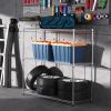 3 Tier Wire Shelving Unit, 1050 LBS NSF Height Adjustable Metal Garage Storage Shelves, Heavy Duty Storage Wire Rack Metal Shelves - Chrome