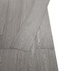 Self-adhesive PVC Flooring Planks 54 ft² 0.08" Dark Gray