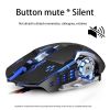 E-sports Stylish Cool Gaming Mouse Wired USB Luminous Mechanical Mouse Mute Mouse Gift For Birthday/Valentines/Easter/Boy/Girlfriends