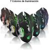 Gaming Mouse Wireless Rechargeable Optical Mouse 6 Programmable Buttons; Silent Click; 3 Adjustable DPI; Ergonomic Design