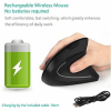 BT Vertical Ergonomic Gaming Mouse Wireless Rechargeable Gamer Mause Kit Optical 2.4G Mouse For Computer Laptop Desktop