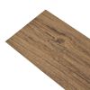 Self-adhesive PVC Flooring Planks 54 ft² 0.08" Walnut Brown