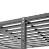 3x6 Overhead Garage Storage Rack, Heavy Duty Adjustable Ceiling Mounted Storage Racks, 750LBS Weight Capacity, Black