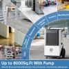 250 Pints Commercial Dehumidifier, Crawl Space Dehumidifier for Basement, with Internal Automatic Drain Pump