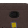 Stand up Massage Recliner Chair Brown Microfiber Fabric