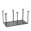 3x6 Overhead Garage Storage Rack, Heavy Duty Adjustable Ceiling Mounted Storage Racks, 750LBS Weight Capacity, Black
