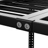 3x6 Overhead Garage Storage Rack, Heavy Duty Adjustable Ceiling Mounted Storage Racks, 750LBS Weight Capacity, Black