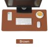 Large Size Office Desk Protector Mat PU Leather Waterproof Mouse Pad Desktop Keyboard Desk Pad Gaming Mousepad PC Accessories