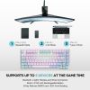 YUNZII YZ75 75% Hot Swappable Wireless Gaming Mechanical Keyboard, RGB Backlights, BT5.0/2.4G/USB-C, Dye Sub PBT Keycaps for Linux/Win/Mac