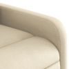 Stand up Massage Recliner Chair Cream Fabric