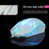 Limei S1 E-Sports LED Luminous Backlit Wired Mouse USB Wired For Desktop Laptop Mute Office Computer Gaming Mouse