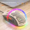 Luminous RGB Gaming Wired Mouse; Lightweight Macro Programmable For E-sports Office Laptop Desktop Home Computer