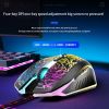 Gaming E-sports Luminous Mouse Wired USB Backlight Crackle Rainbow Mouse