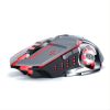 Wireless Charging Gaming Mouse; Rechargeable Ergonomic Mute Design For Office And Home