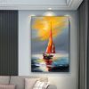 Hand Painted Oil Painting Abstract Portrait Wall Art Hand painted-Man Knife Oil Paintings On Canvas-Hand Made-For Home Decoration