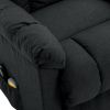 Power Lift Massage Recliner Dark Gray Fabric