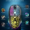 Gaming E-sports Luminous Mouse Wired USB Backlight Crackle Rainbow Mouse