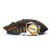 Wireless Charging Gaming Mouse; Rechargeable Ergonomic Mute Design For Office And Home
