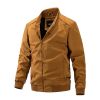 Casual Business Men Jacket High Quality Vintage Stand Collar Thin Baseball Coat Fashion Trend White Armygreen Spring Autumn 2022