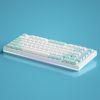 YUNZII YZ75 75% Hot Swappable Wireless Gaming Mechanical Keyboard, RGB Backlights, BT5.0/2.4G/USB-C, Dye Sub PBT Keycaps for Linux/Win/Mac