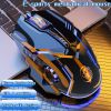 F7 New office mouse usb wired gaming mouse for computer 6d mouse