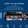 SYLVOX Outdoor TV Partial Sun 1000 Nits 4K LED Waterproof TV Anti Glare Outdoor Smart TV (Deck Series)