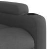 Stand up Massage Recliner Chair Dark Gray Fabric